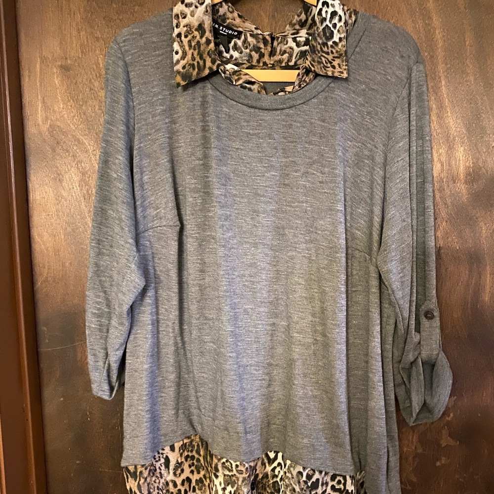 I.N. Studio Woman Layered Look Blouse